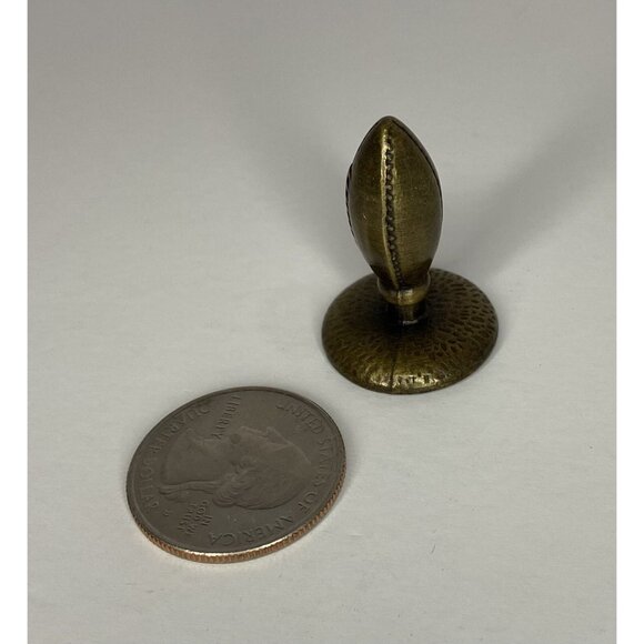Football Game Piece Craft Sports Token Replacement Part Brass Metal Lot 4 - Picture 7 of 7